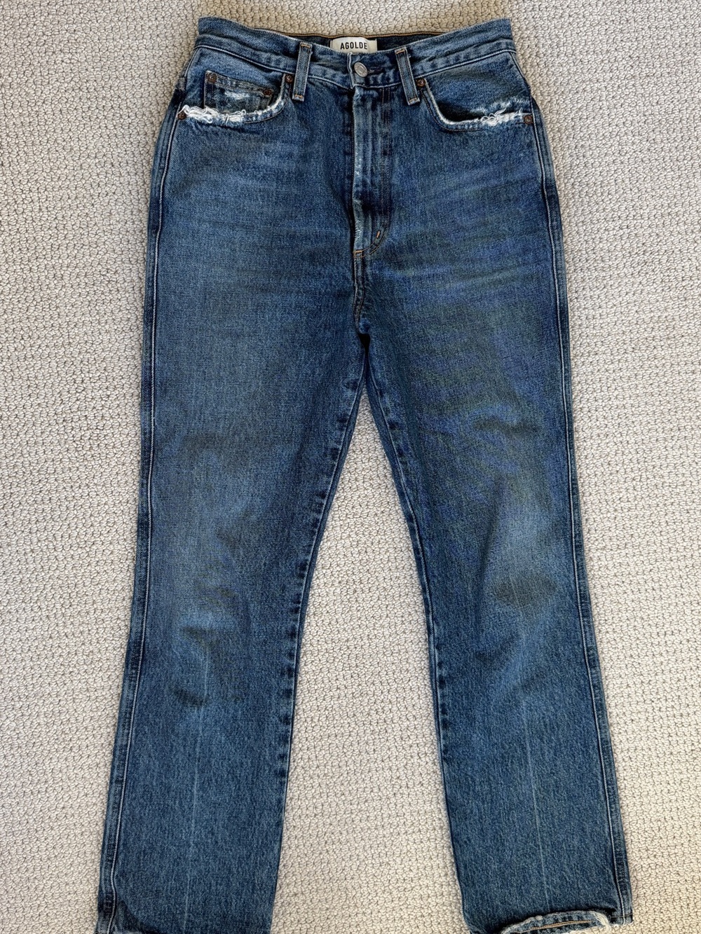 AGOLDE pinch waist high rise denim